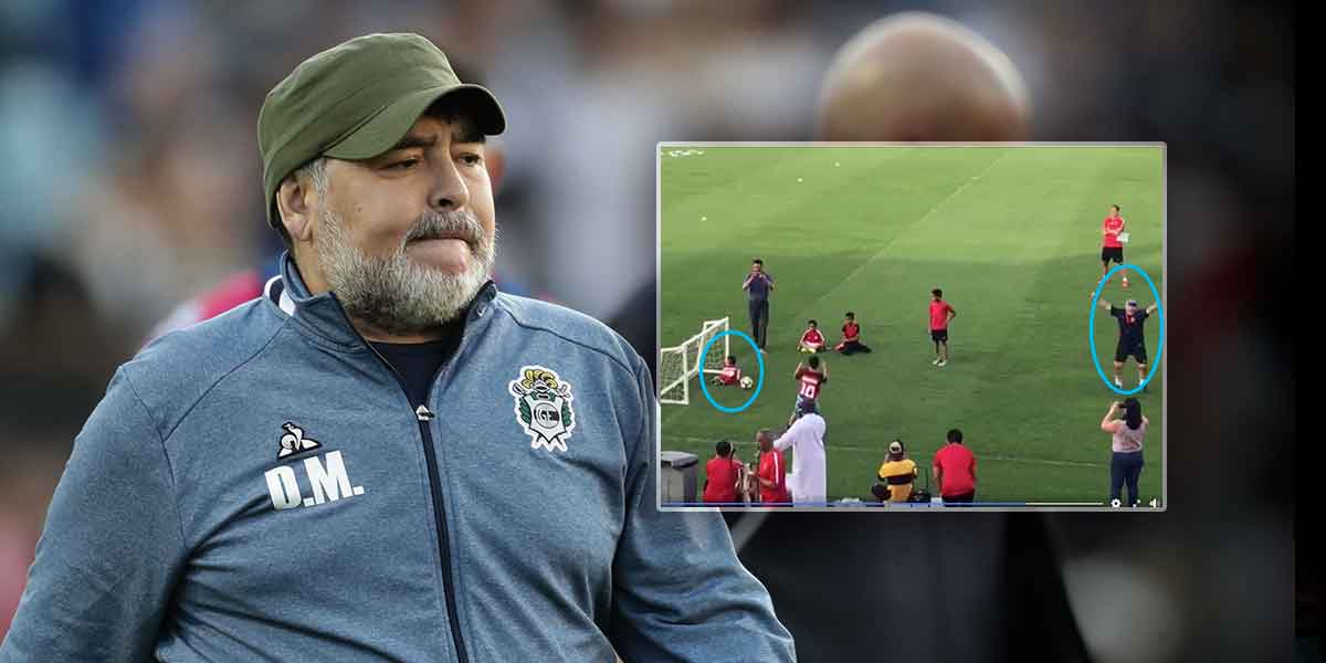 Maradona Le Mete Un Gol A Un Niño Sin Piernas