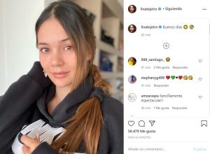 Lina Tejeiro publicó foto sin maquillaje