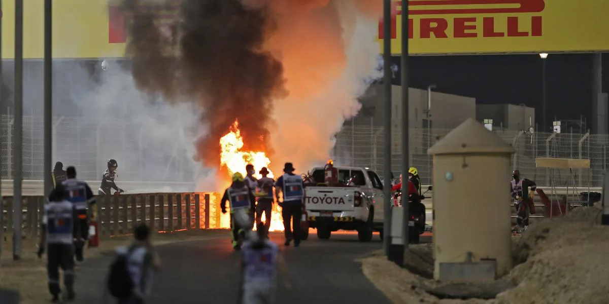 (Video) Escalofriante accidente en la Fórmula 1: vehículo se partió en dos y quedó en llamas