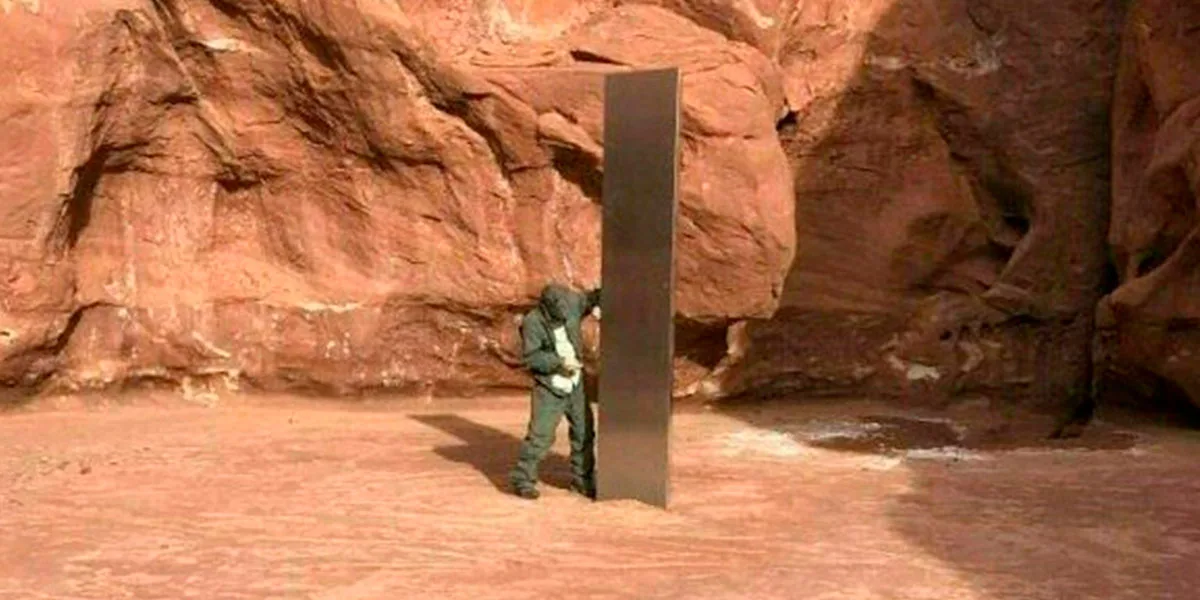 Desaparece el misterioso &#8220;monolito&#8221; de metal hallado en el desierto de Utah, EE.UU.
