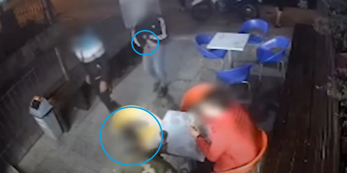 (Video) Policía de civil comía helado con su hijo y no dudó en repeler un asalto a tiros en Uruguay
