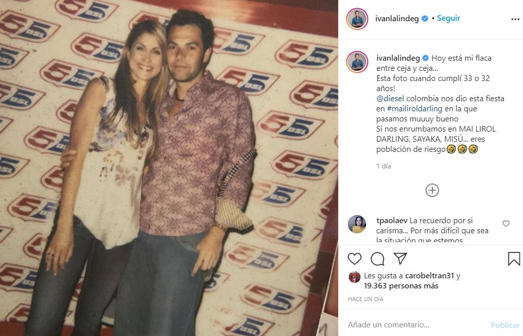 Iván Lalinde publicó foto nunca antes vista con Lina Marulanda - Canal 1