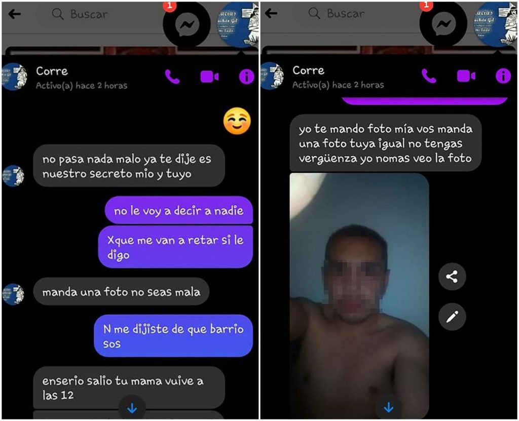 acosador menor de edad argentina facebook chats rio gallegos 1