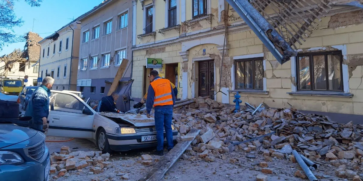 Terremoto de magnitud 6,2 causa daños materiales y pánico en Croacia -  Noticentro 1 CM&