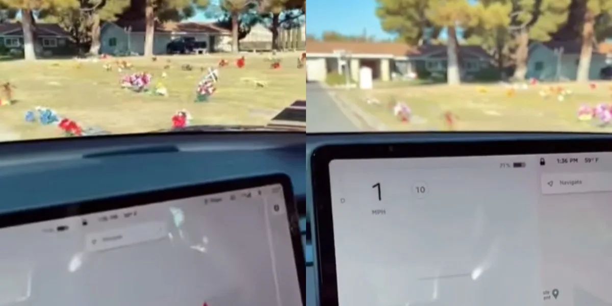 Radar de un auto Tesla detecta a supuesto fantasma en un cementerio