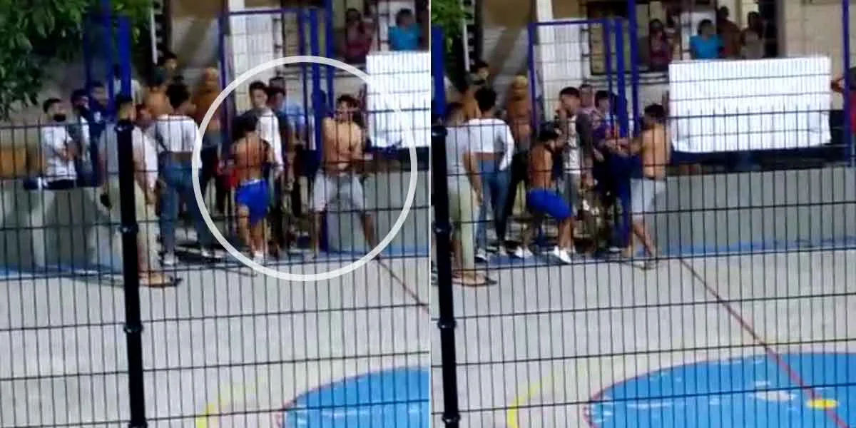 Video | Durante riña le propinan fuerte batazo a joven de 19 años en Barranquilla