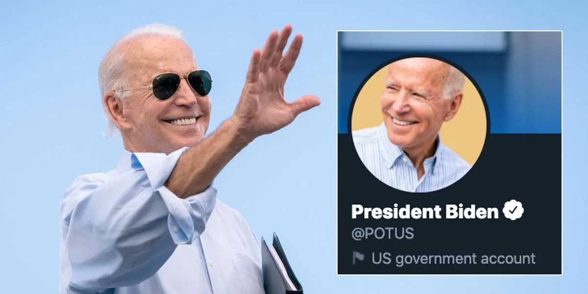 Desde cero, Twitter entrega la cuenta @POTUS a Biden como presidente de Estados Unidos