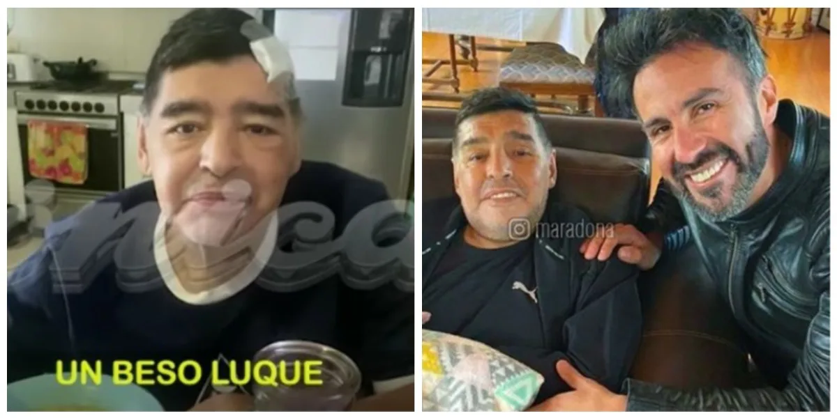 Revelan el último video de Maradona con vida; le envió saludo a su médico