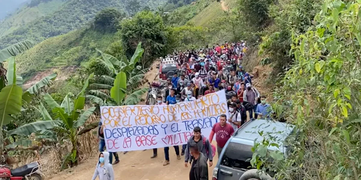 Comunidades campesinas rechazan bases militares en el Catatumbo