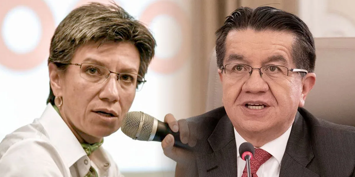 Choque entre la alcaldesa Claudia López y el ministro de Salud - Noticentro  1 CM&