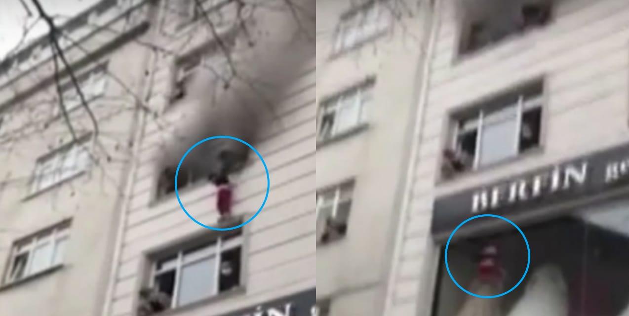 (Video) Madre lanza a sus cuatro hijos por la ventana para salvarlos de ...