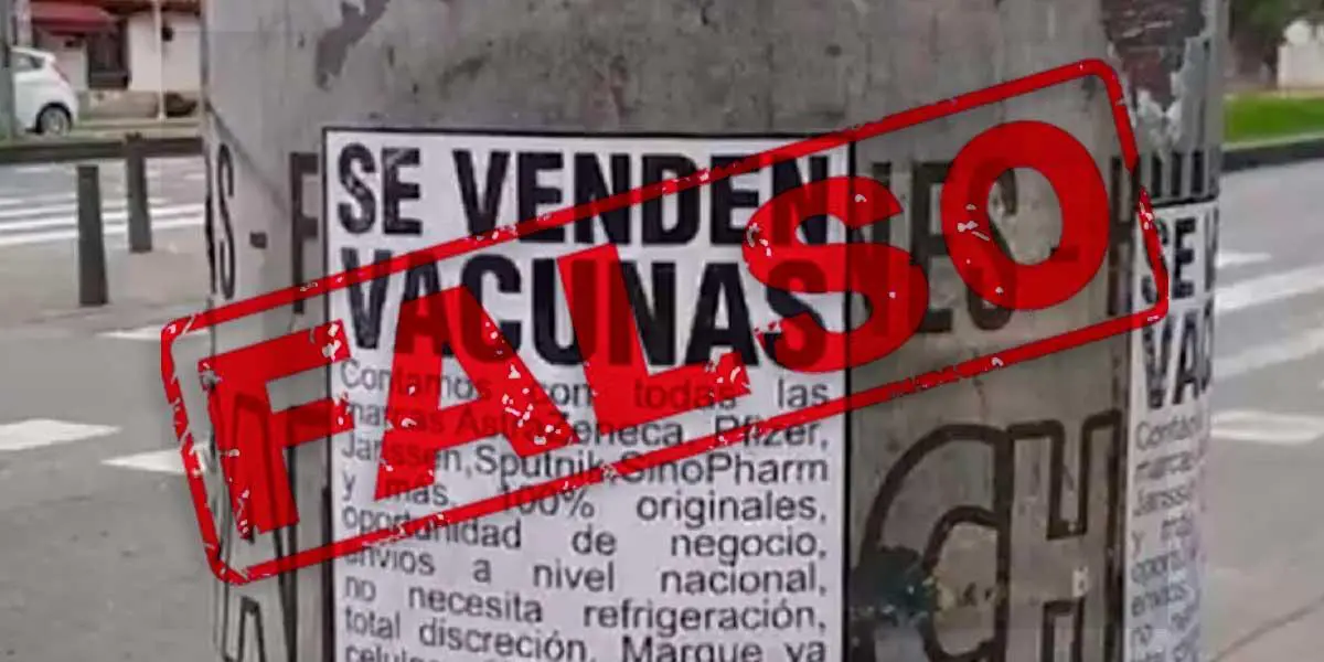 Gobierno pide a los colombianos &#8220;no comer cuento&#8221; sobre venta de vacunas en la calle