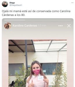 Memes de politóloga Carolina Cárdenas polémica vacunación