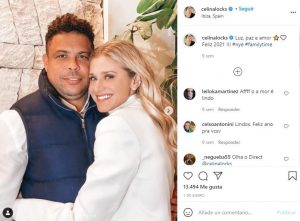 Ronaldo y Celina Locks serán padres