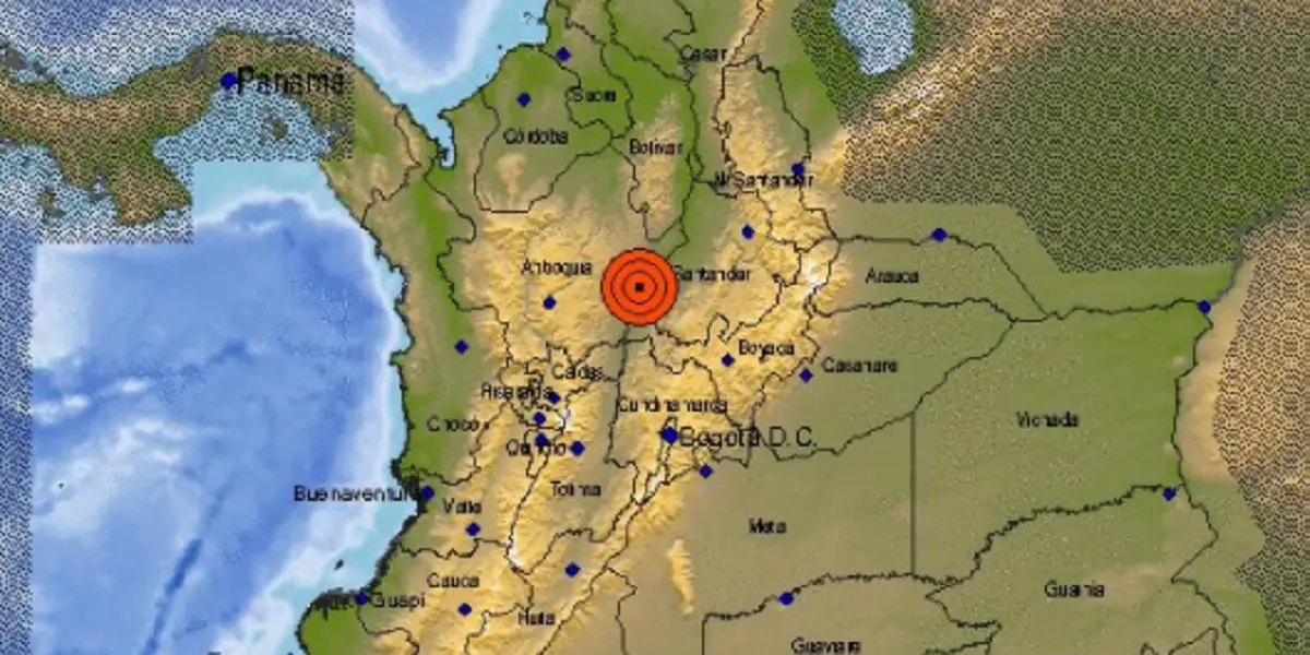 Temblor de magnitud 4.4 en Antioquia se sintió en varias regiones del país