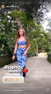 Sara Uribe modeló con kilitos de más
