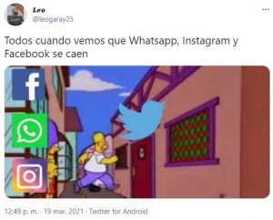 Memes de la caída de WhatsApp e Instagram