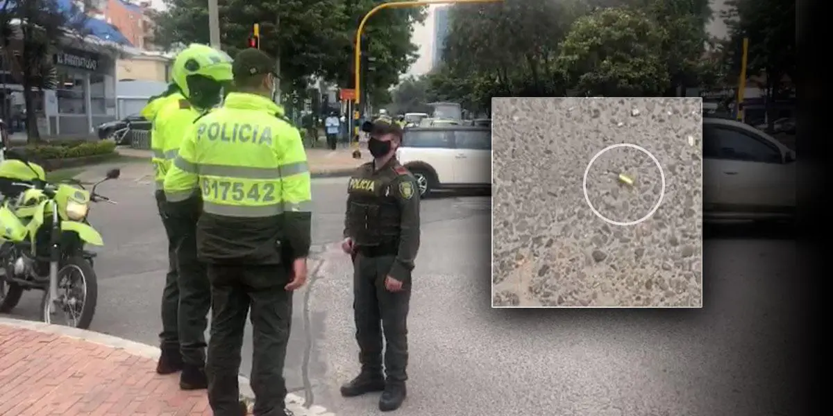 Otra balacera en Bogotá: sujetos en moto disparan contra policías que solicitaron requisa