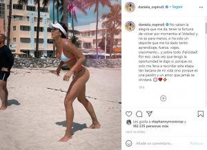 Daniela Ospina evidencia zona íntima