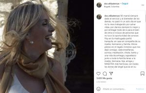 Murió novia actriz Alejandra Borrero