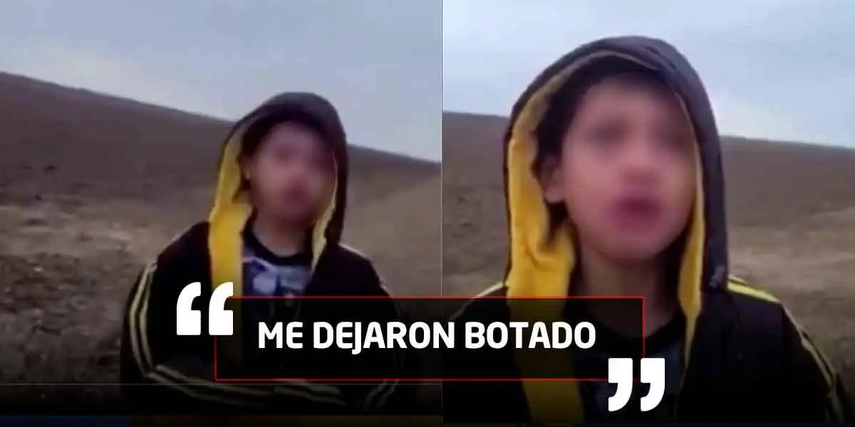 (Video) Niño rompe en llanto tras ser abandonado en frontera de EE. UU.