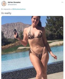  Khloe Kardashian filtran foto cuerpo real