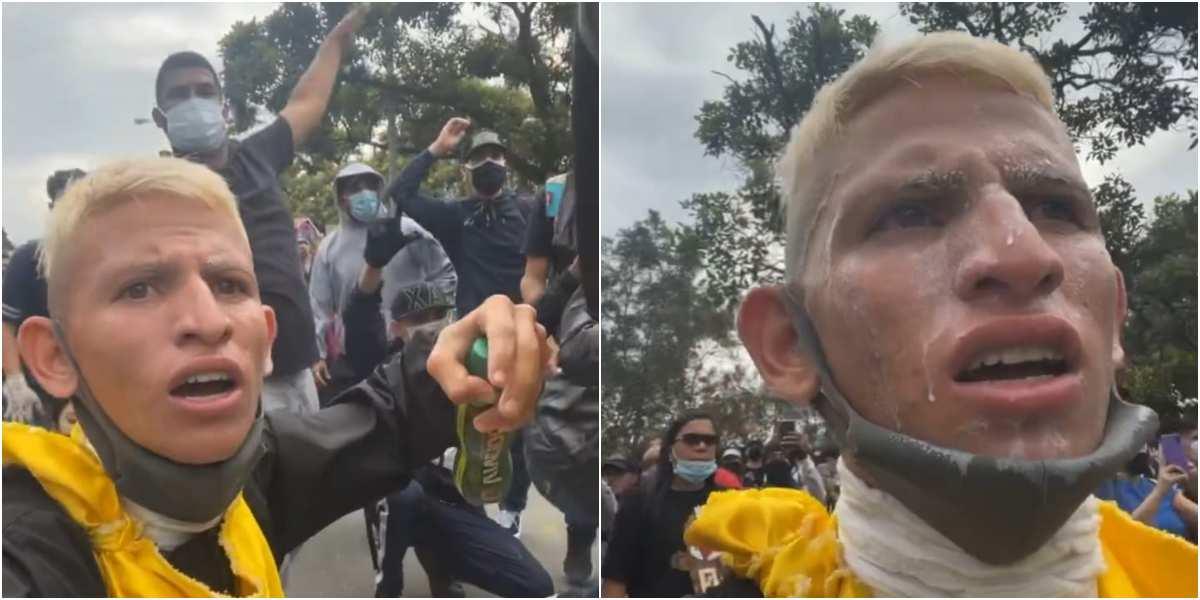 Video La Liendra Fue Atacado Por El Esmad Durante Protestas Canal 1