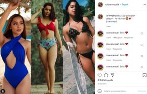 Salomé Camargo posó en bikini Instagram