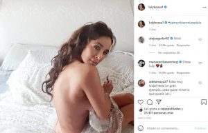 Luly Bossa semidesnuda pidió inscribir la cédula