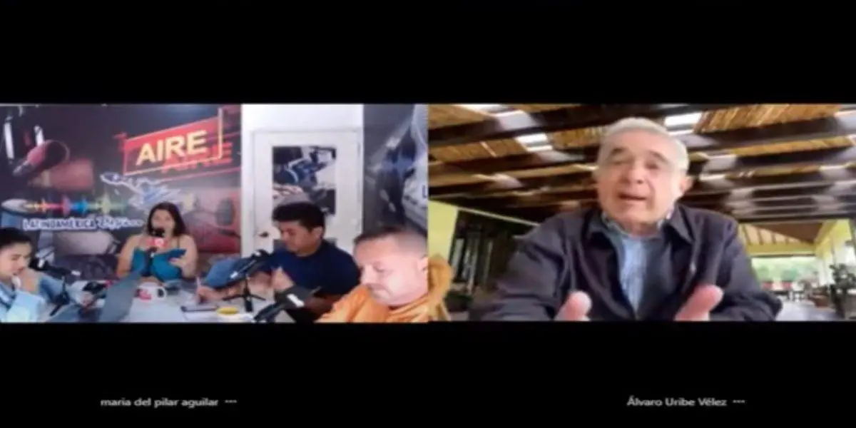 Viralizan respuesta de Álvaro Uribe a periodistas que lo invitaron a retirarse
