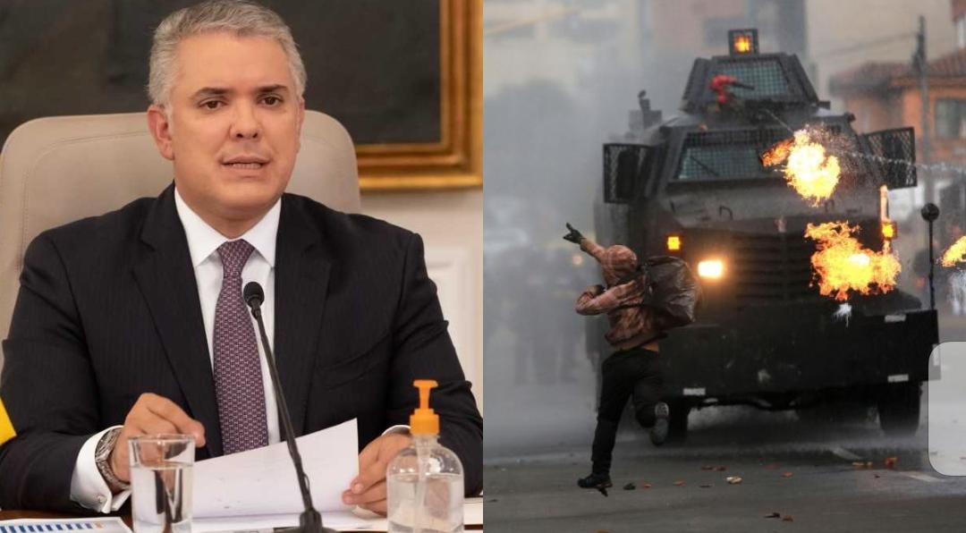 Presidente Duque invita al Congreso a estudiar ley moderna antivandalismo y antidisturbios - Noticentro 1 CM&