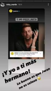 J Balvin mensaje apoyo Orgullo Gay a Ricky Martin