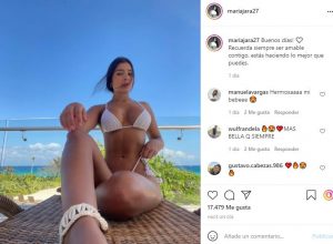 María Alejandra, hermana Paola Jara, posó con un diminuto bikini tanga enamoró