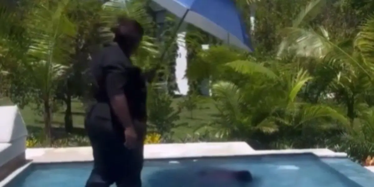 Indignación por video que muestra a la niñera de Marcela Reyes en una piscina