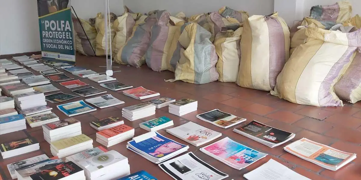 Autoridades desmantelaron fábrica clandestina de obras literarias