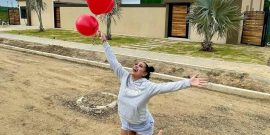 Andrea Valdiri fiesta de cumpleaños regalo cabaña mansión - Canal 1