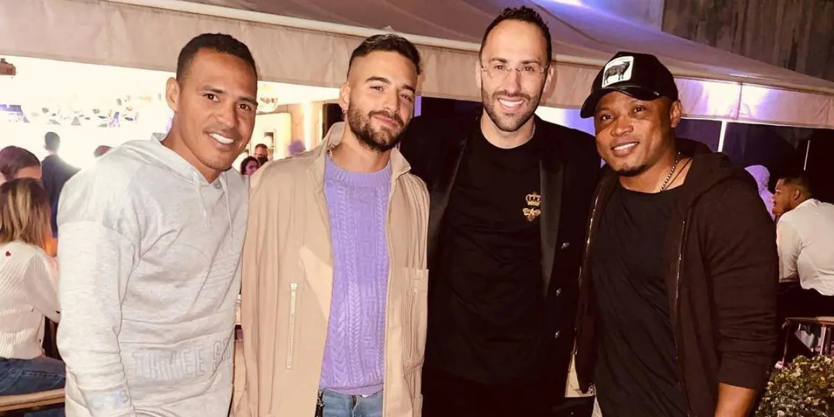 Maluma se robó el show en fiesta que armó David Ospina