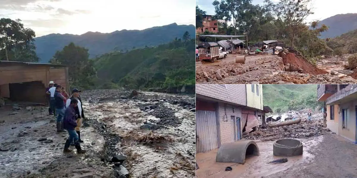Lluvias dejan más de 300 damnificados en Briceño, Antioquia