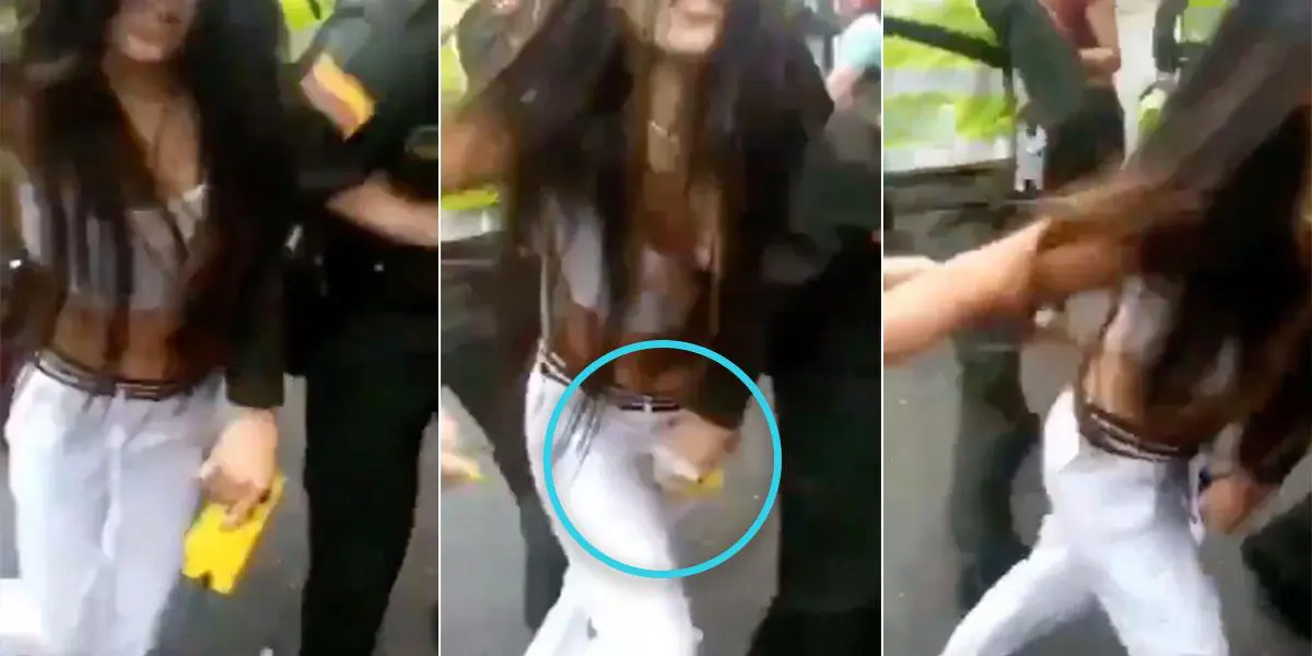 (Video) Policía agredió a una mujer con un taser en sus partes íntimas durante desalojo