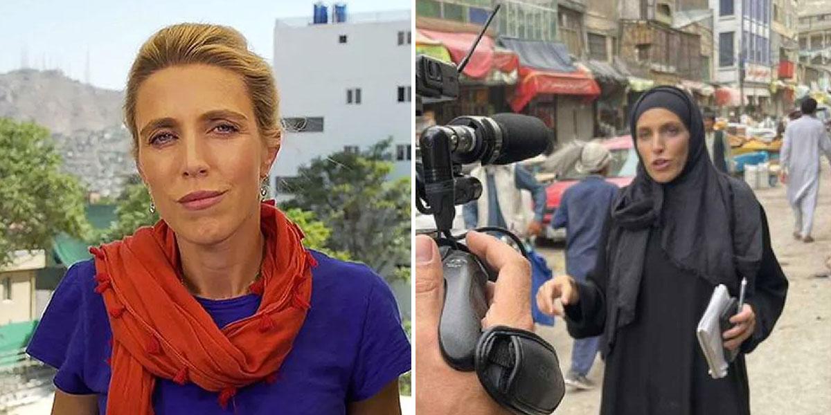 Quién es Clarissa Ward, la periodista de CNN que camina por las calles de Kabul entre talibanes y AK-47