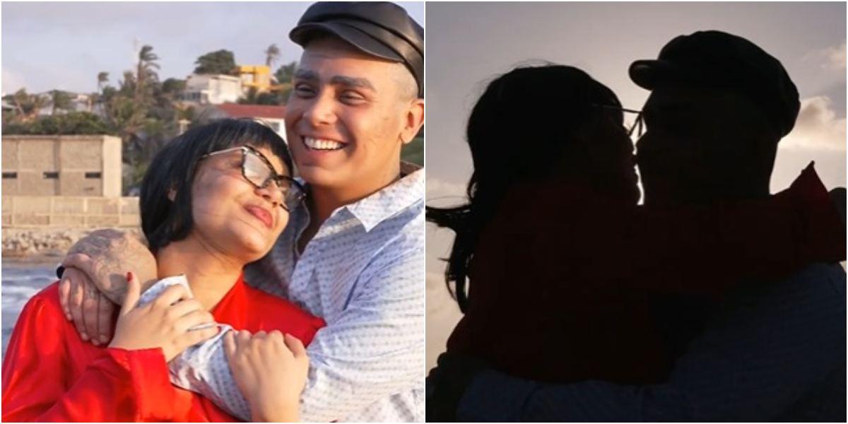 Andrea Valdiri y Felipe Saruma hicieron tierno video de abuelitos - Canal 1