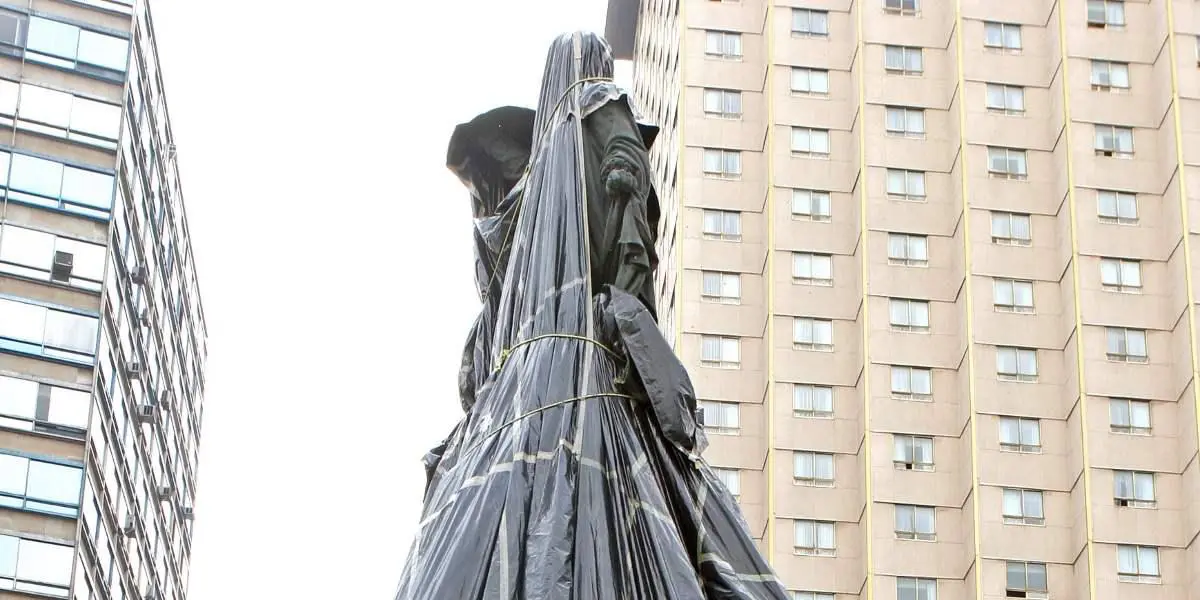 Estatua de Cristóbal Colón será reemplazada por la de una indígena