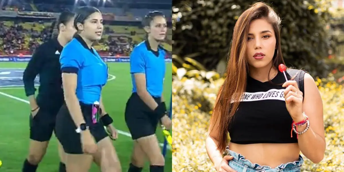 Árbitra que pitó la final de fútbol femenino también es modelo