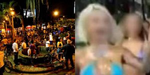 Modelos webcam protagonizaron escándalo en el Parque Lleras de Medellín