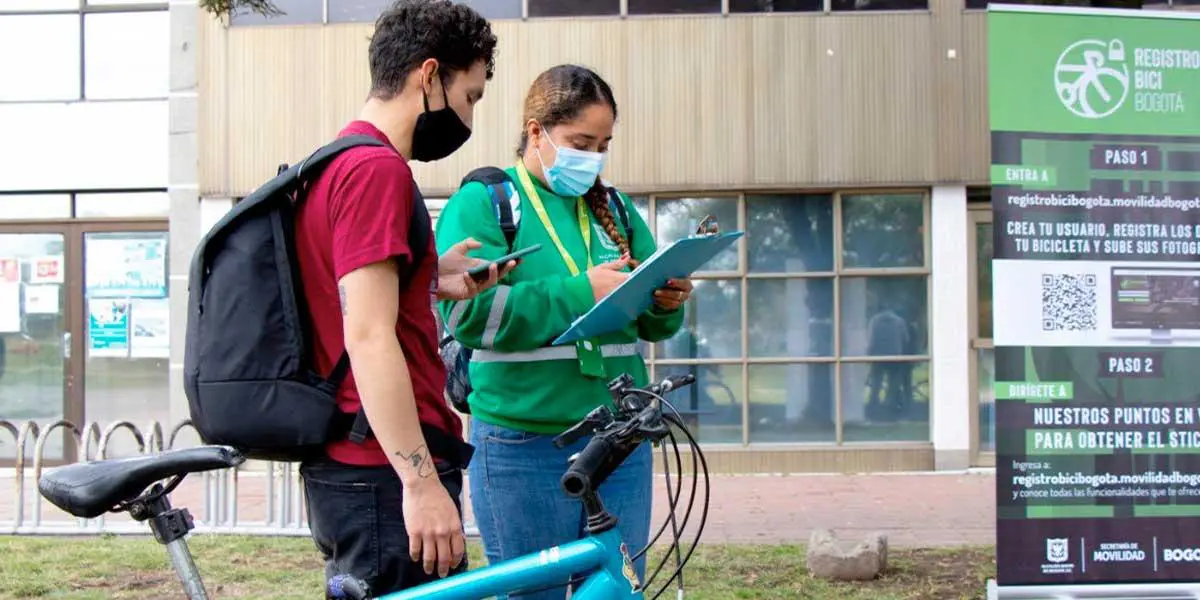 Así puede inscribir su bicicleta en Bogotá