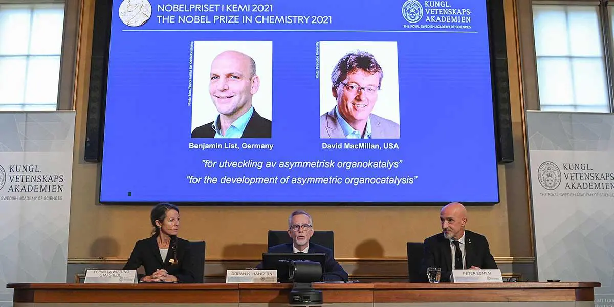 David McMillan y Benjamin List, ganadores del Premio Nobel de Química 2021