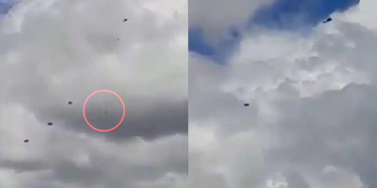 En video: a soldado no se le abre el paracaídas durante salto en Tolemaida
