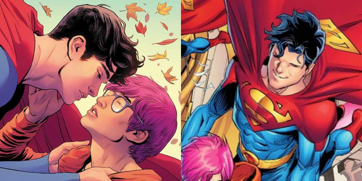 imagenes superman bisexual hijo dc comics
