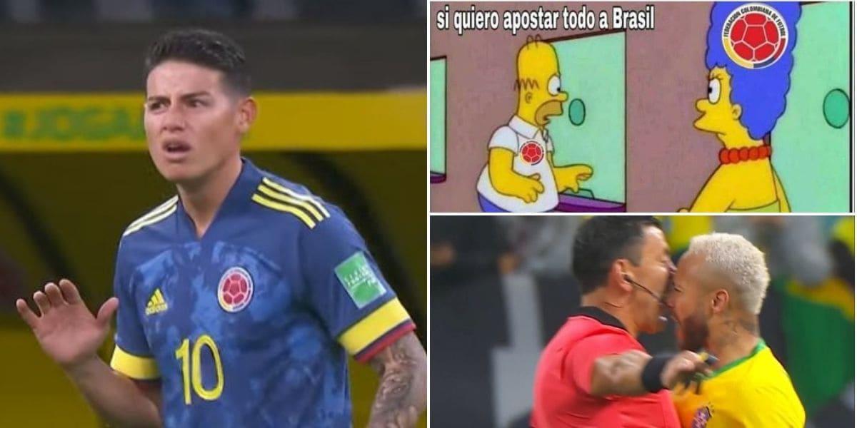 Los memes que dejó la derrota de Colombia ante Brasil