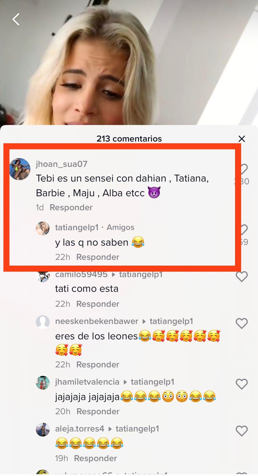 Tatiana Ángel sobre las ex de Tebi